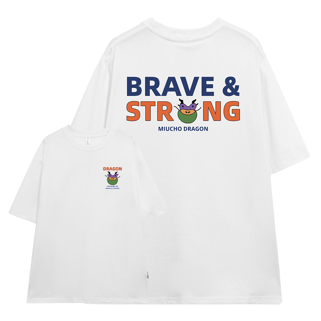 Áo thun Tết form rộng 12 con giáp tuổi Thìn ( tuổi rồng) ATD424 Miucho cotton cổ tròn in graphic_thumbnail_0