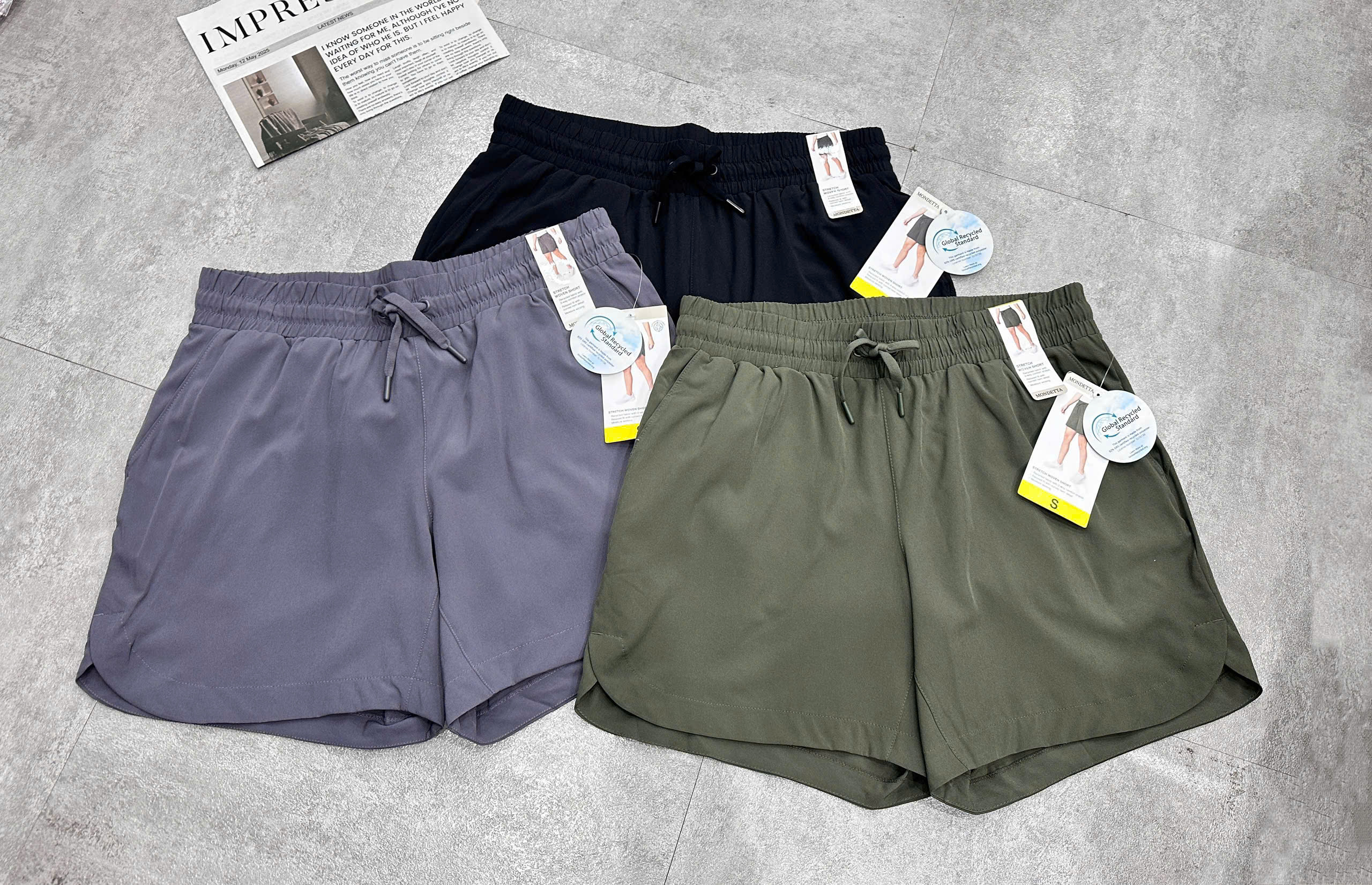 E199 SHORT TẬP GIÓ NỮ MONDETTA 3 MÀU