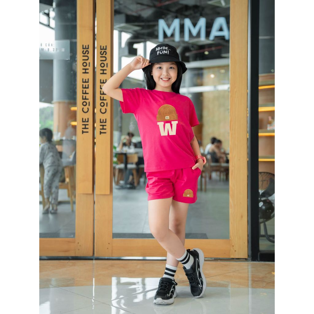 Bộ đồ bé gái in hình 'mũ W' - Loza Kids SB02_thumbnail_9