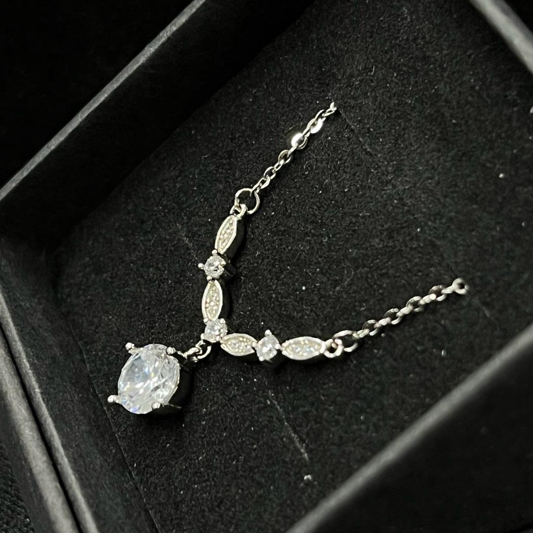 vòng cổ bạc xi kim bốn lá đá trắng_thumbnail_3