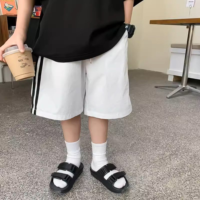 Quần short phối dây dệt QN24002