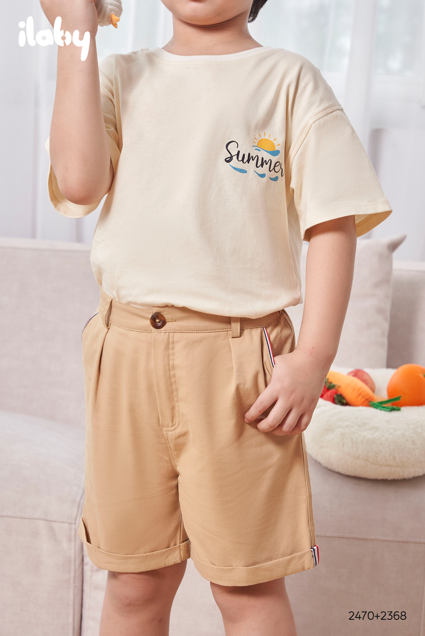 Quần kaki gấp gấu trang trí dây dệt_thumbnail_0