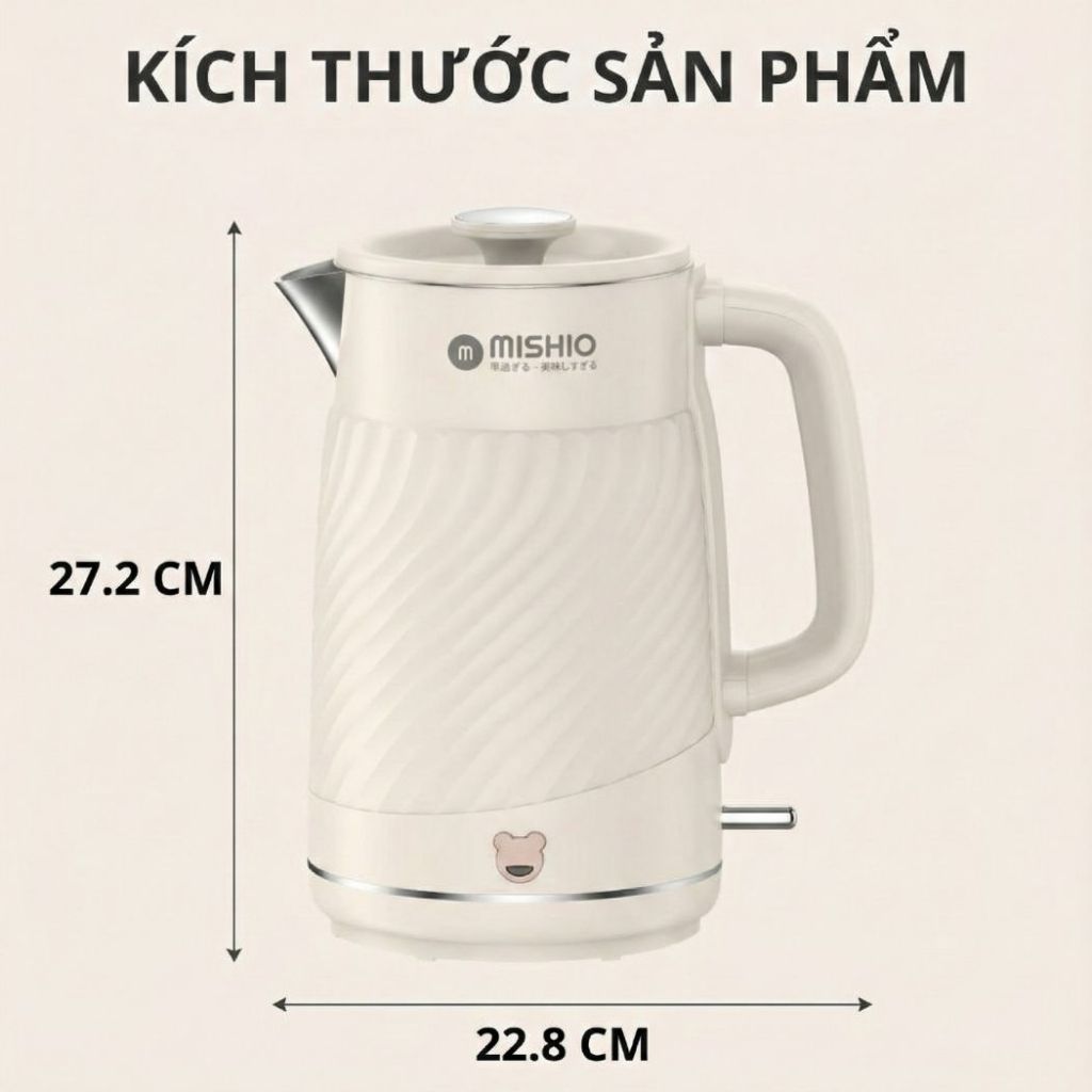 Ấm thuỷ giữ nhiệt 1.7 Lít Mishio MK385 inox 304_thumbnail_7