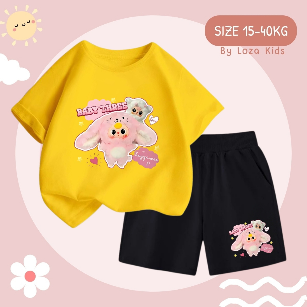 Đồ bộ bé gái in hình Baby Three - Loza Kids SB212_thumbnail_3