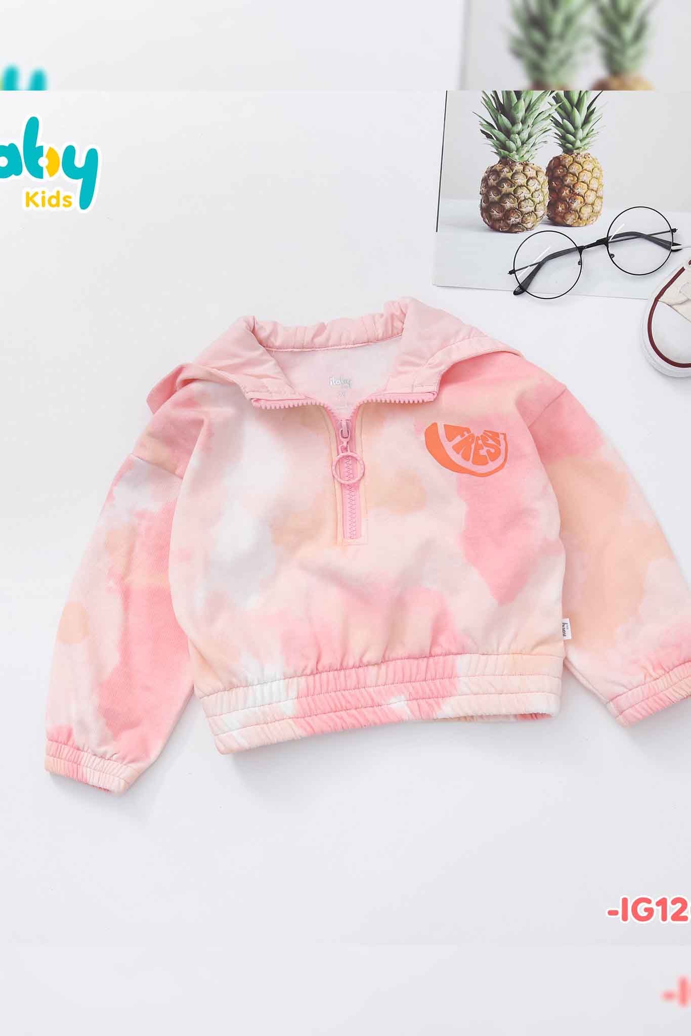 Áo nỉ short phối khoá_thumbnail_2