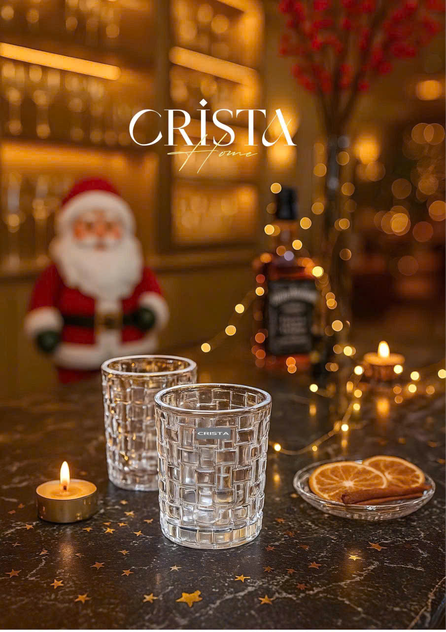 Bộ 6 cốc thủy CRISTA HOME tinh vân caro 280ml_thumbnail_23