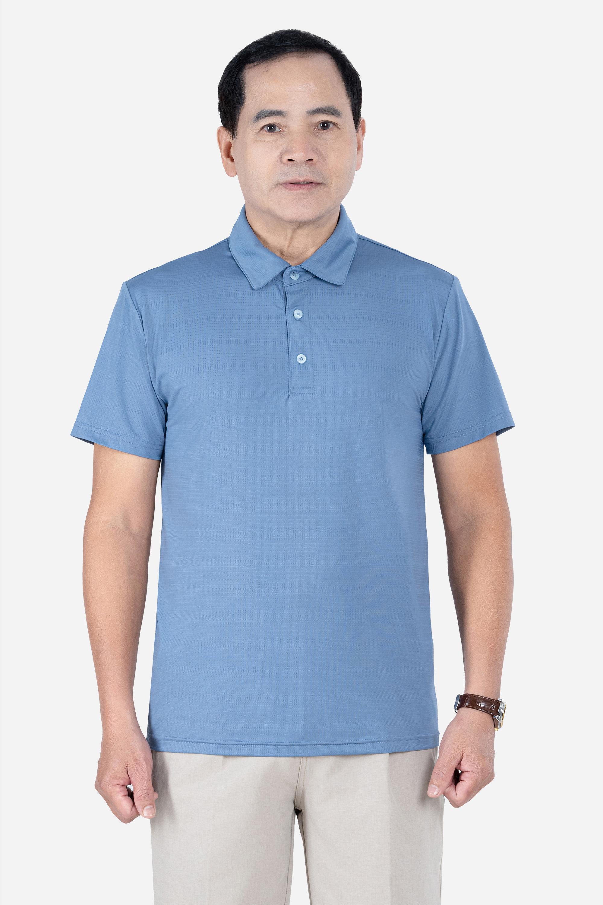 Áo Polo Thể Thao Nam Trung Niên ANCHI Chất Liệu Thun Lạnh Phom Suông Vạt Ngang_thumbnail_15