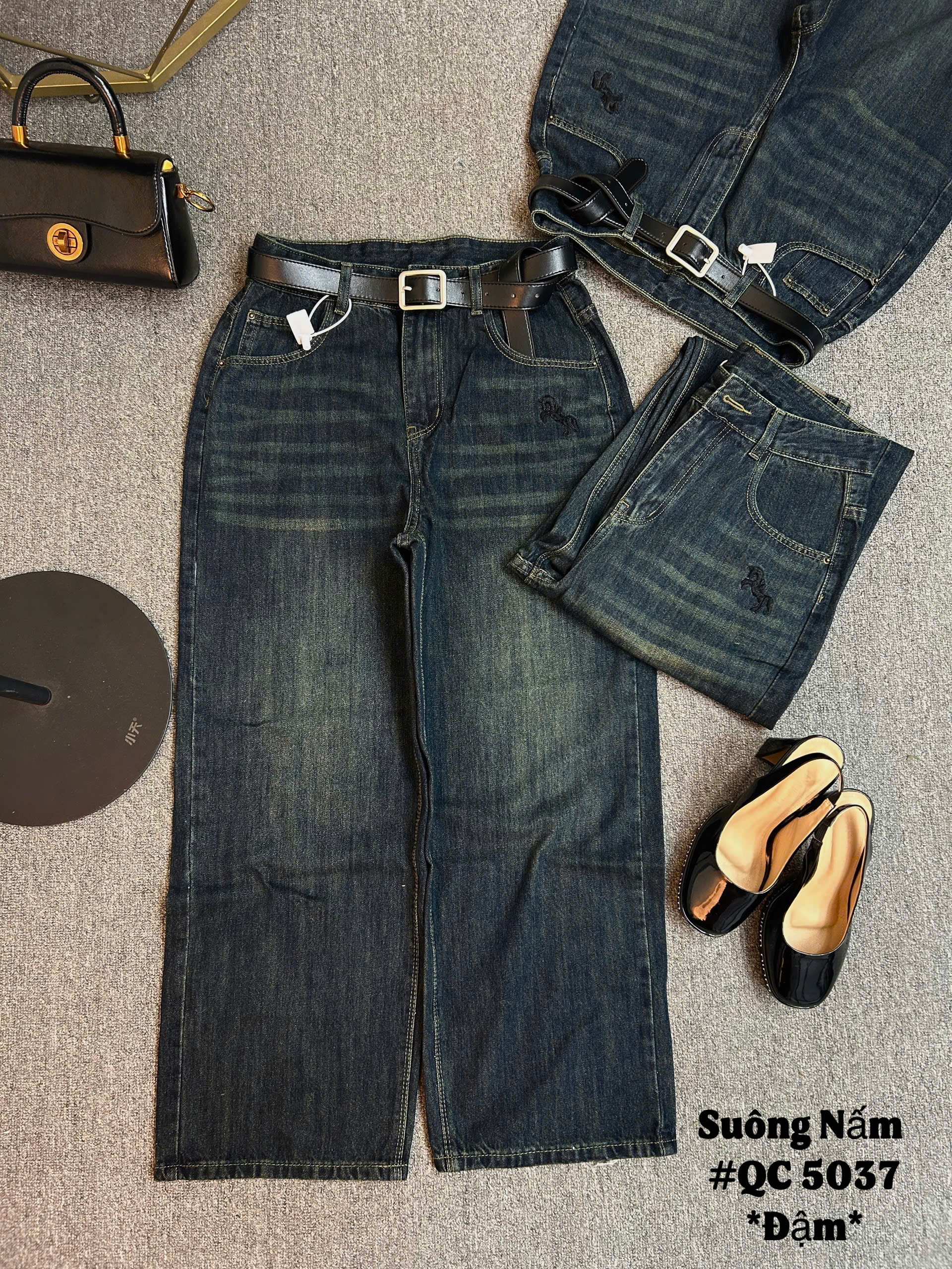 BIGSIZE- Quần jean suông thêu ngựa T- QJ5037_thumbnail_14