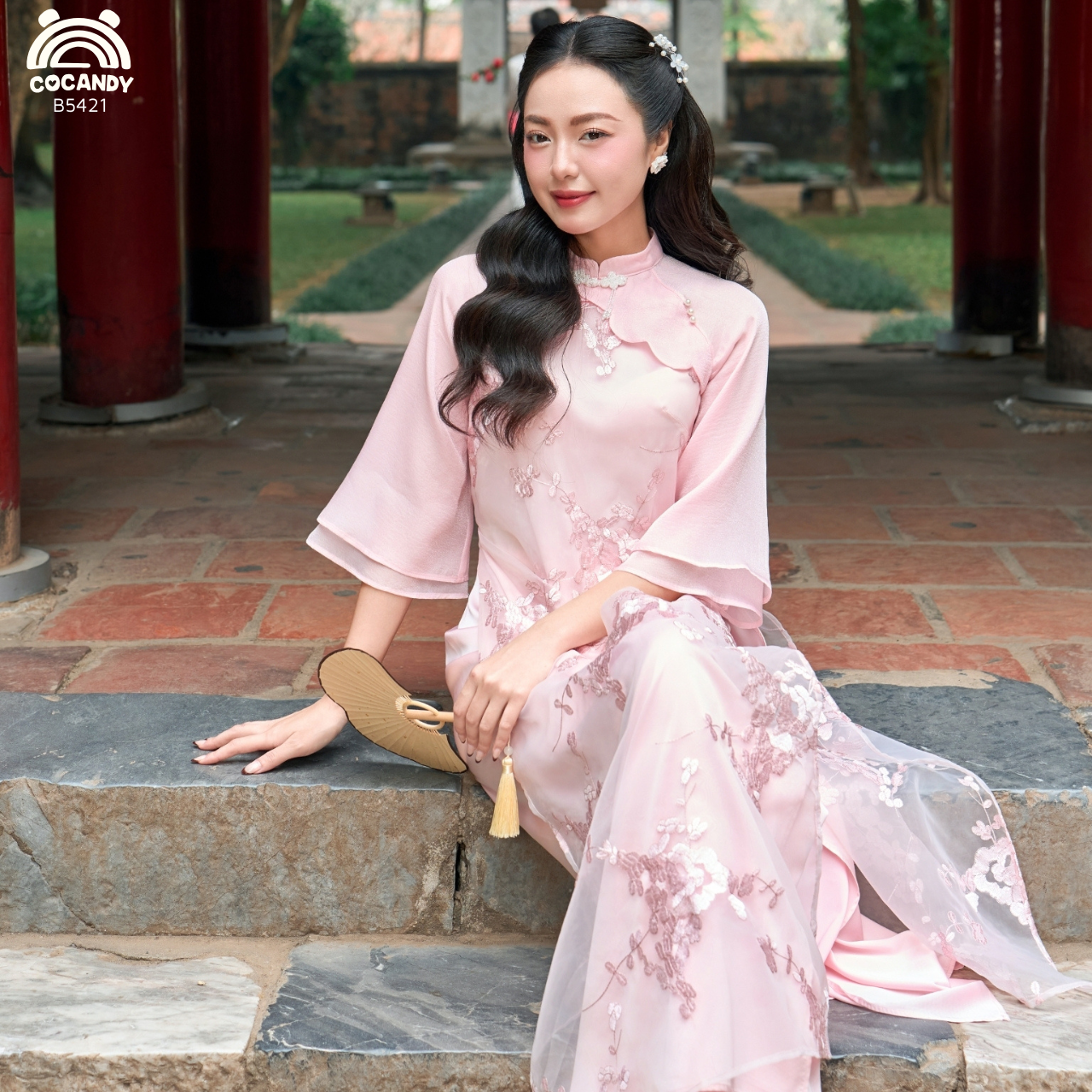 Bộ áo dài HỒNG 