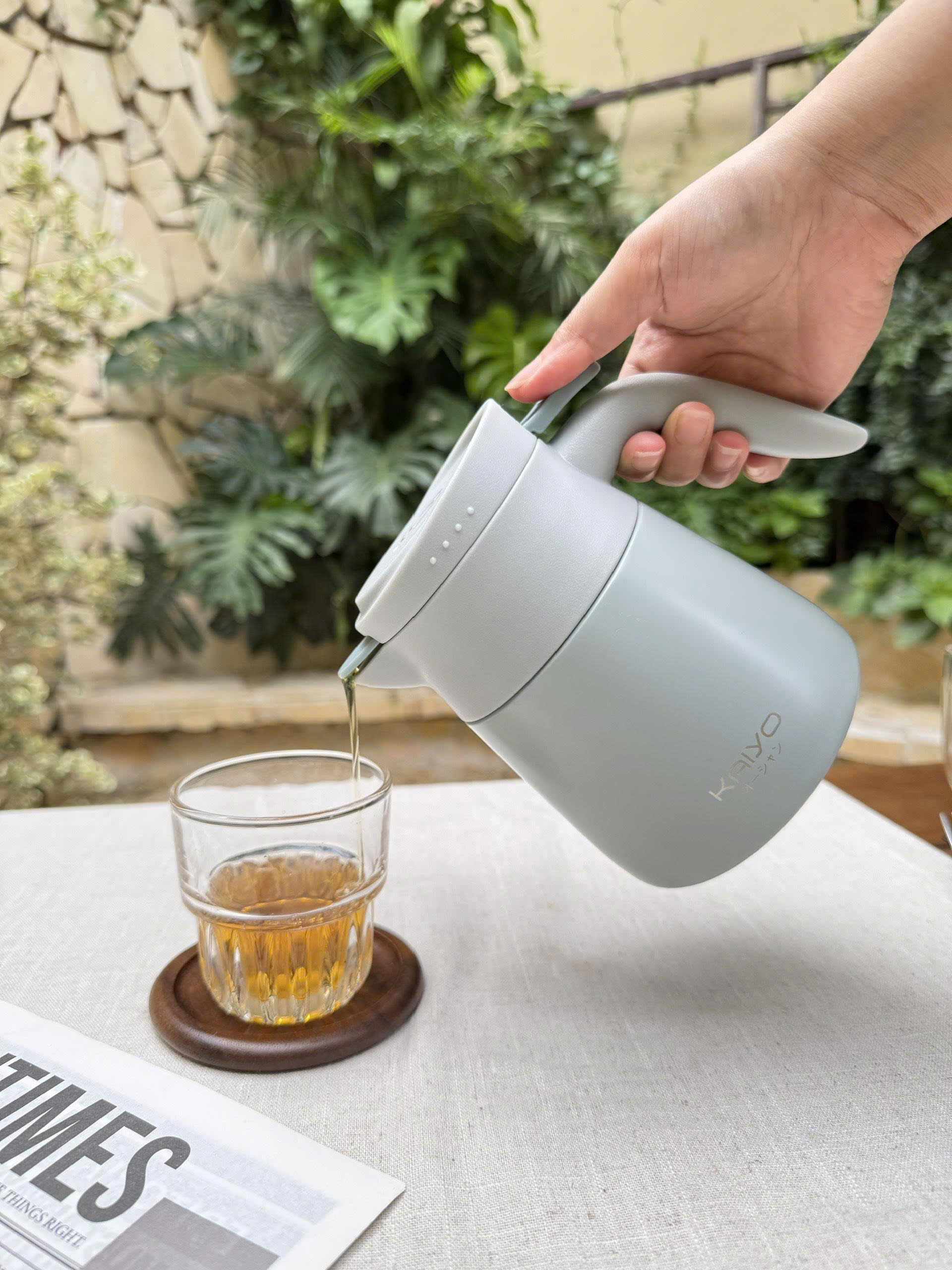 Bình giữ nhiệt pha trà kèm lõi lọc inox 304 Kaiyo 500ml_thumbnail_14