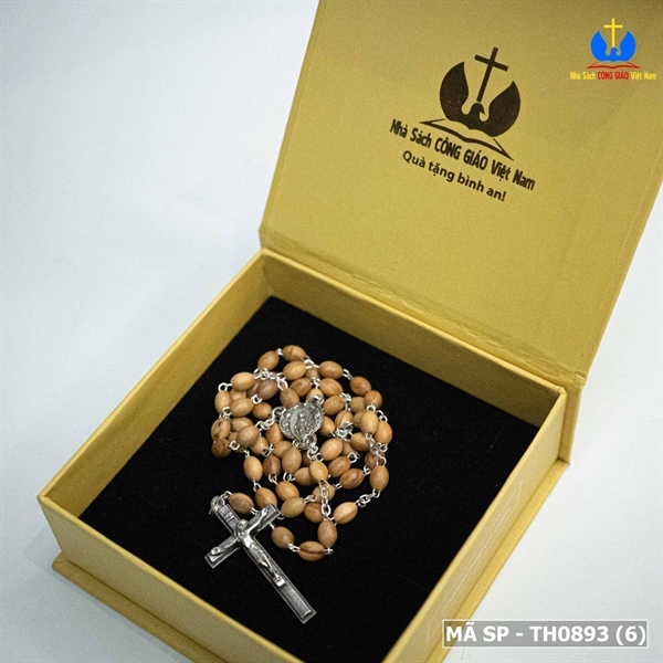 Chuỗi 50 gỗ oliu hạt gạo 5ly Italy_thumbnail_4