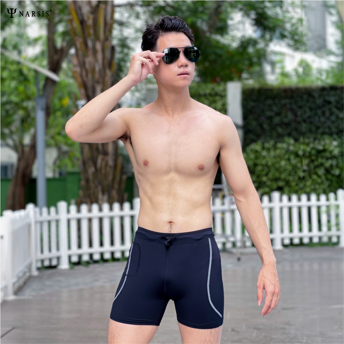 Quần bơi nam Narsis Q24010 kiểu dáng boxer, chất liệu thoáng mát, dễ vận động._thumbnail_7