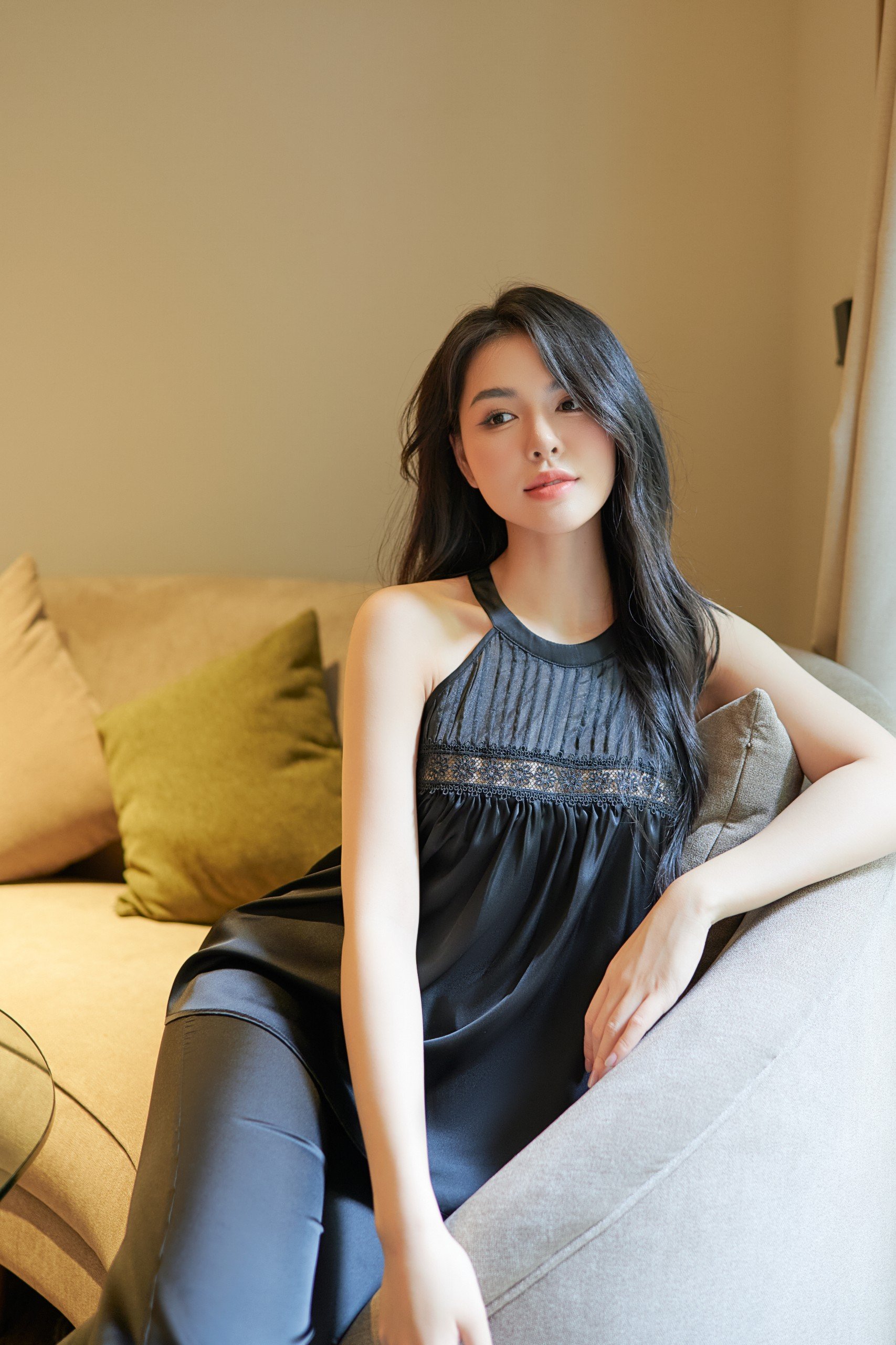 Bộ ngủ áo yếm, quần dài BN500_thumbnail_5