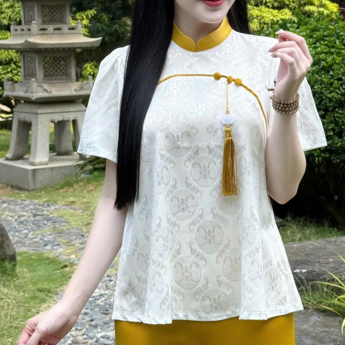 PP302 Pháp phục lễ chùa tay ngắn Tinh Nhi_thumbnail_12