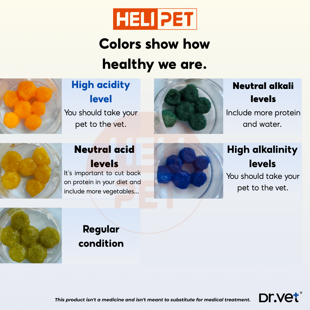 Dr.Vet Urine pH Test Beads for Cats