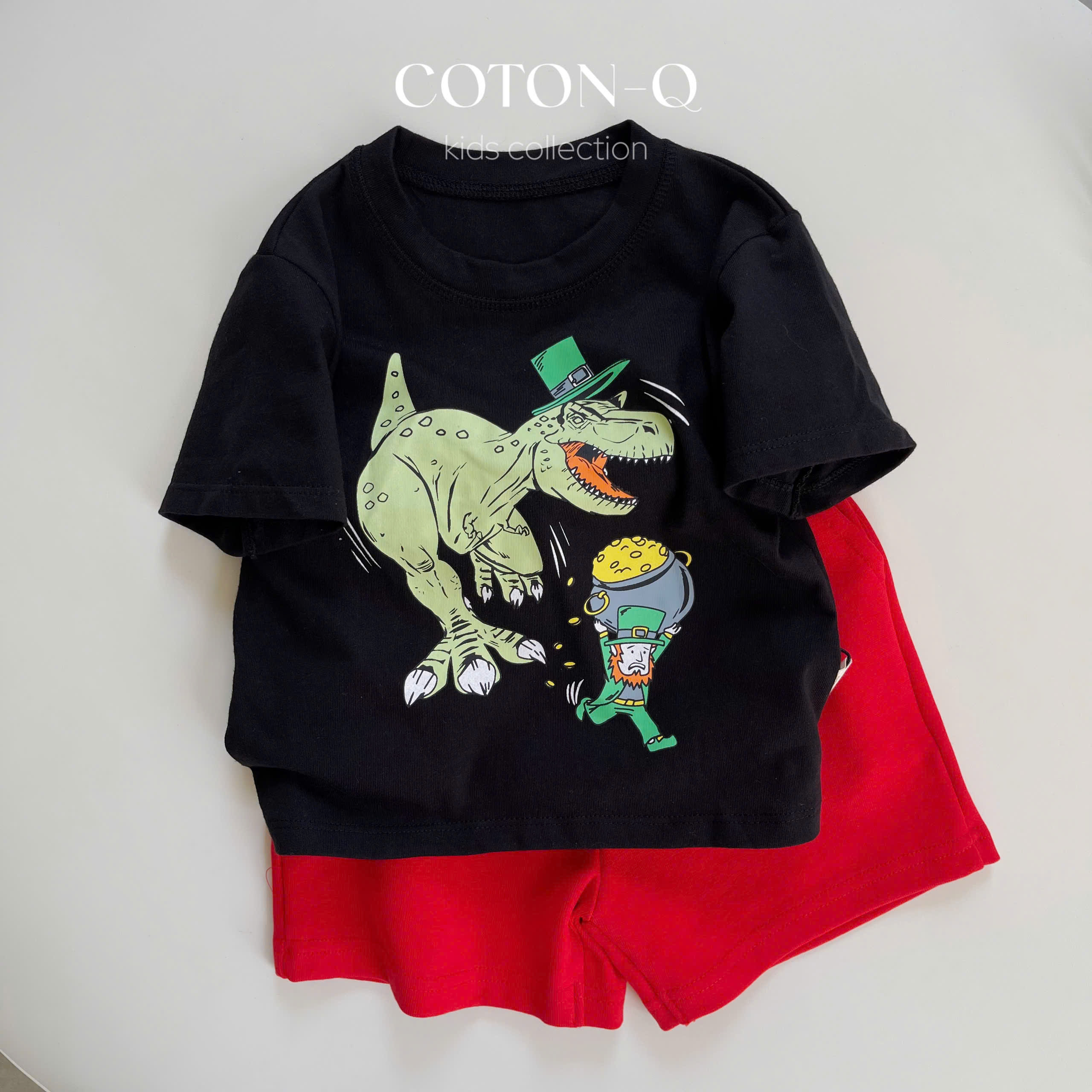 Set 2 áo thun + 1 quần bé ( PHỐI NGẪU NHIÊN )_thumbnail_2