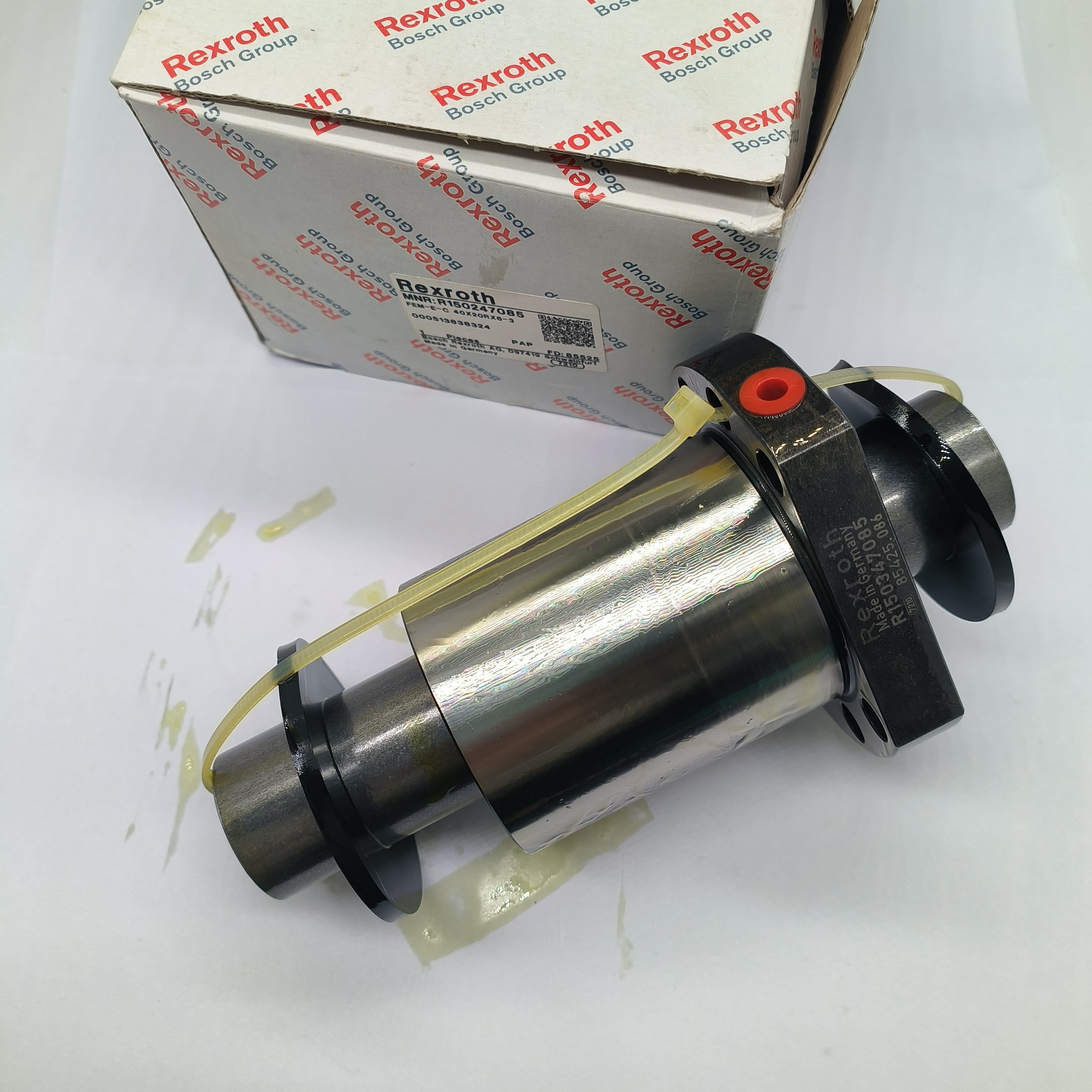 Đai ốc vít me bi Bosch Rexroth R150247085 (40x20) - Hàng Chính Hãng Đức (Hoặc: Đai ốc máy CNC Bosch Rexroth FEM-E-C 40X20RX6-3 R150247085)