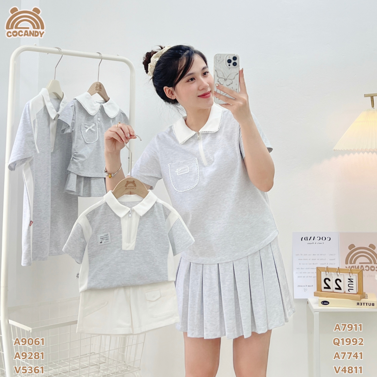 Chân váy XÁM tennis NỮ_thumbnail_1