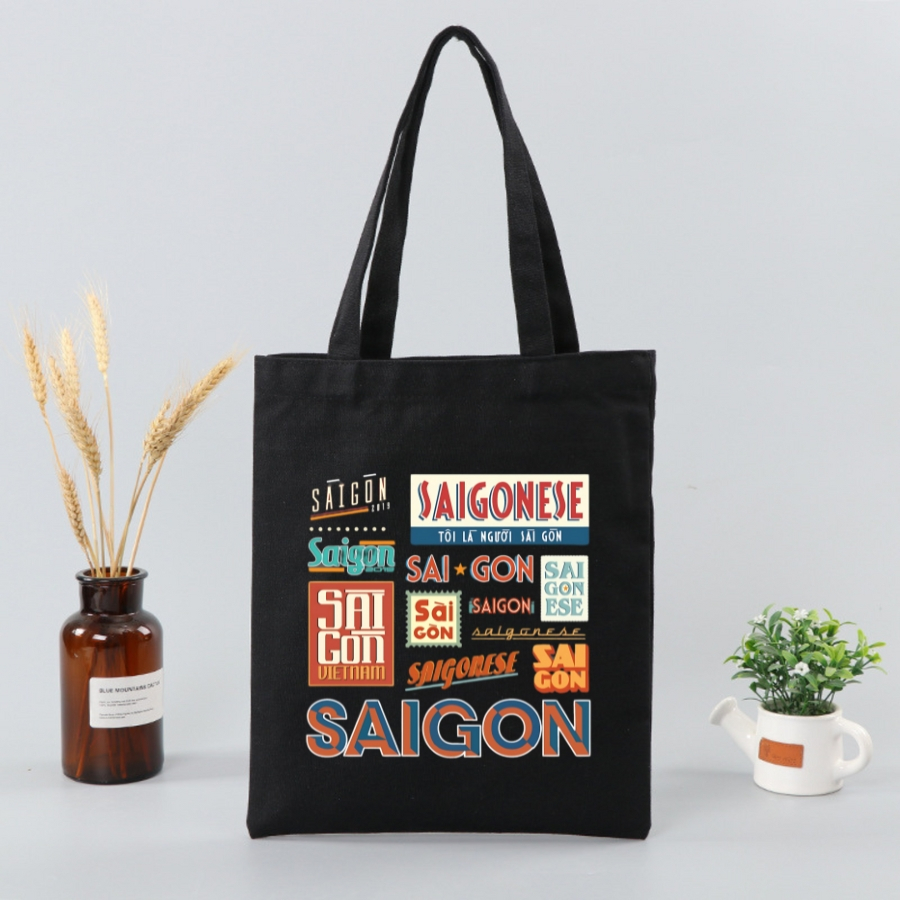 Túi tote vải canvas local brand We Tee Ẩm thực Việt Nam có khoá kéo và ngăn phụ - TOTE11_thumbnail_4