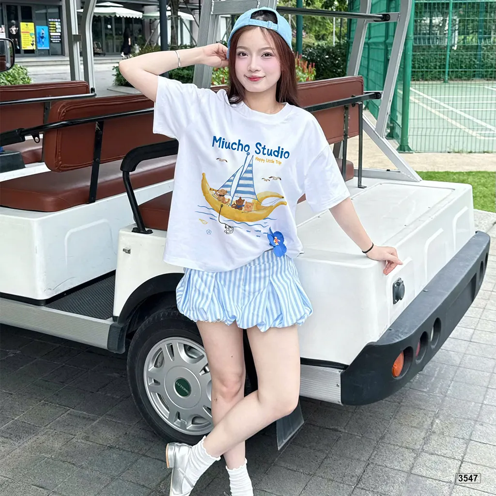 Áo thun boxy unisex Korean summer style Miucho 3547_thumbnail_6