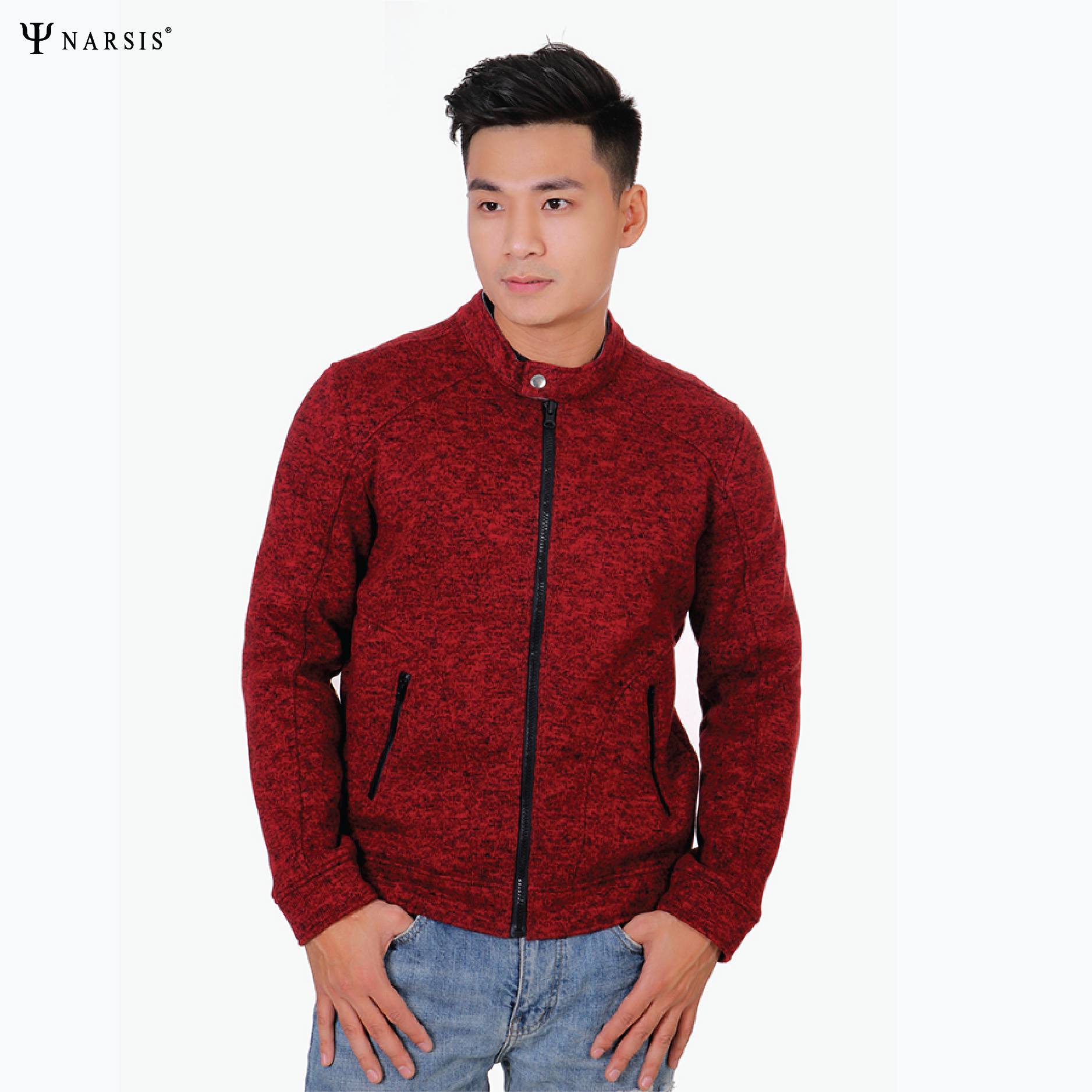 ÁO KHOÁC NAM D8067 NARSIS VẢI LEN COTTON ẤM ÁP, THOÁNG MÁT, GIỮ ẤM TỐT, MỀM MẠI, GIỮ ẤM TỐT, MỀM MẠI