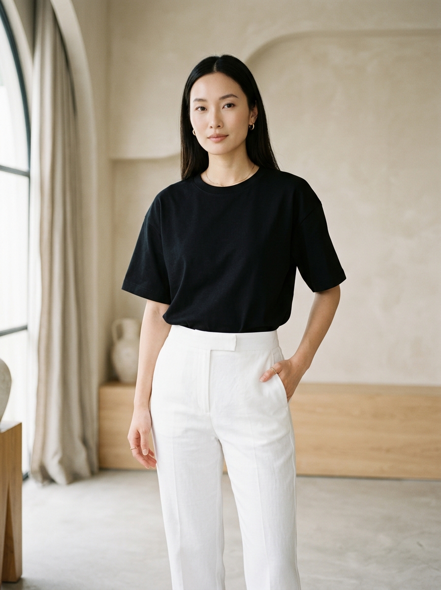 Áo thun trơn TRALI 400_thumbnail_2