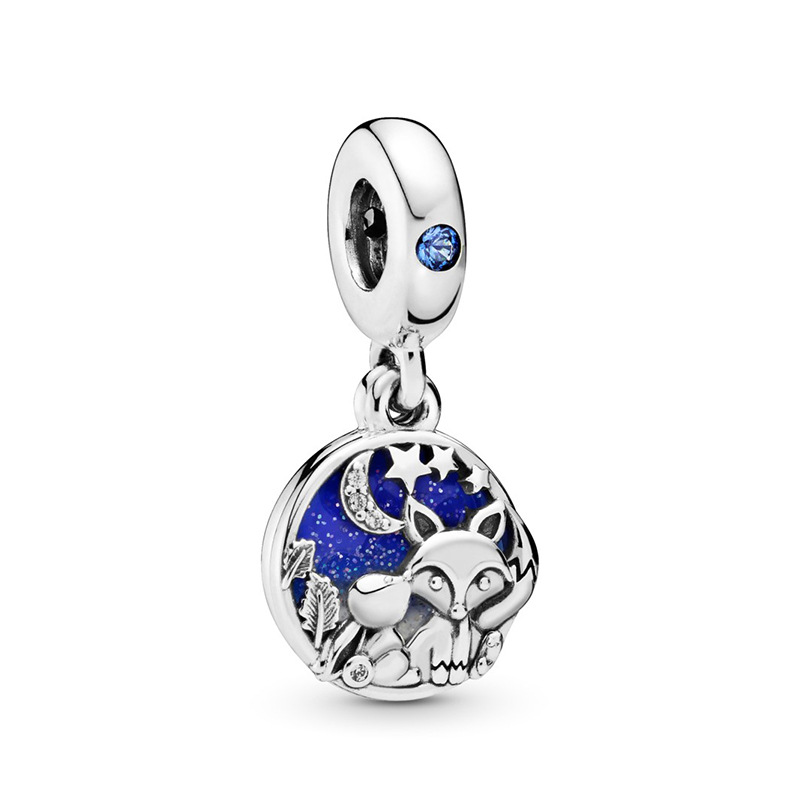 CT104 - Charm treo hồ ly xanh dương