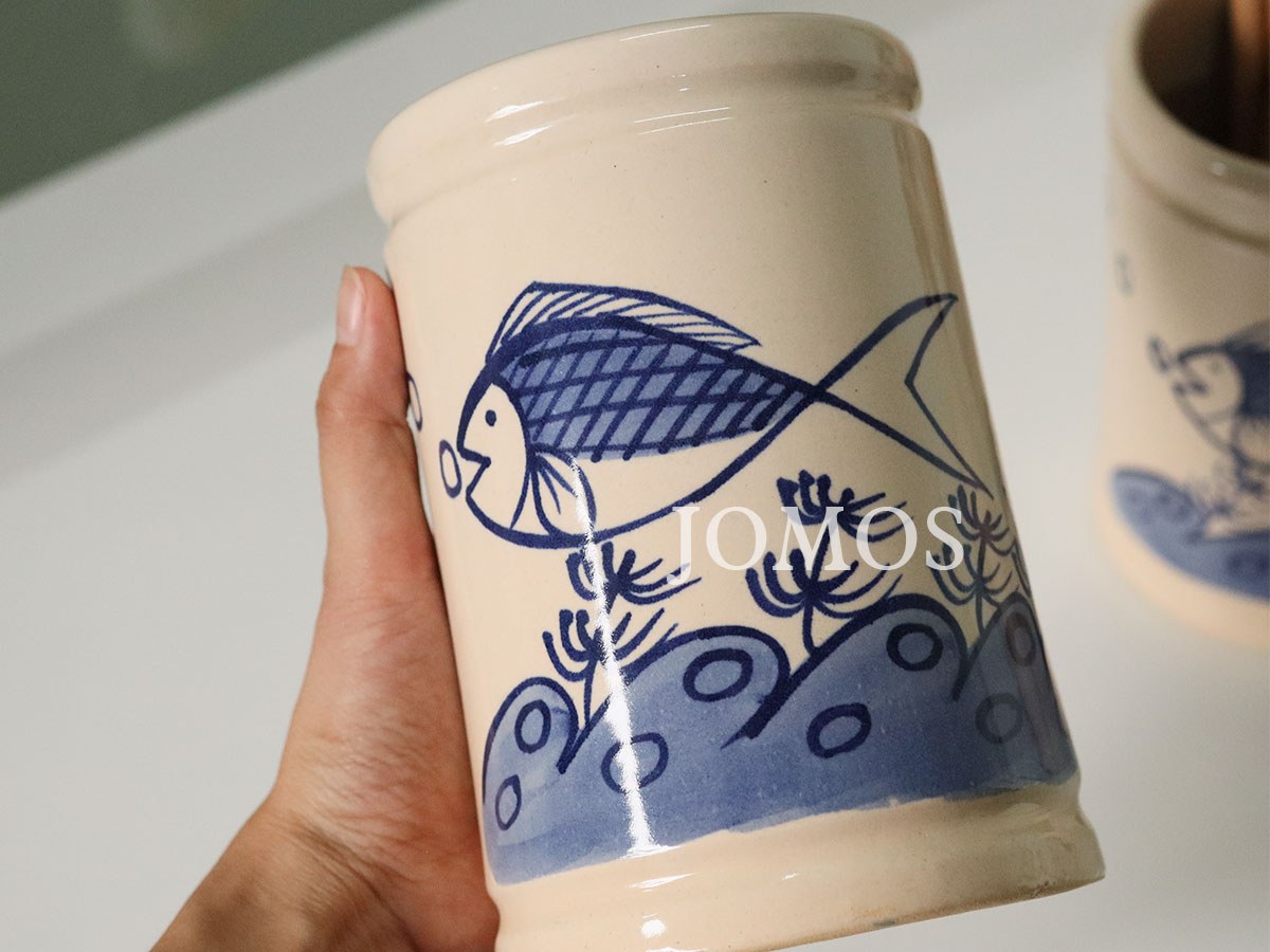 Ống đũa gốm sứ họa tiết cá 2 đuôi J000350_thumbnail_1