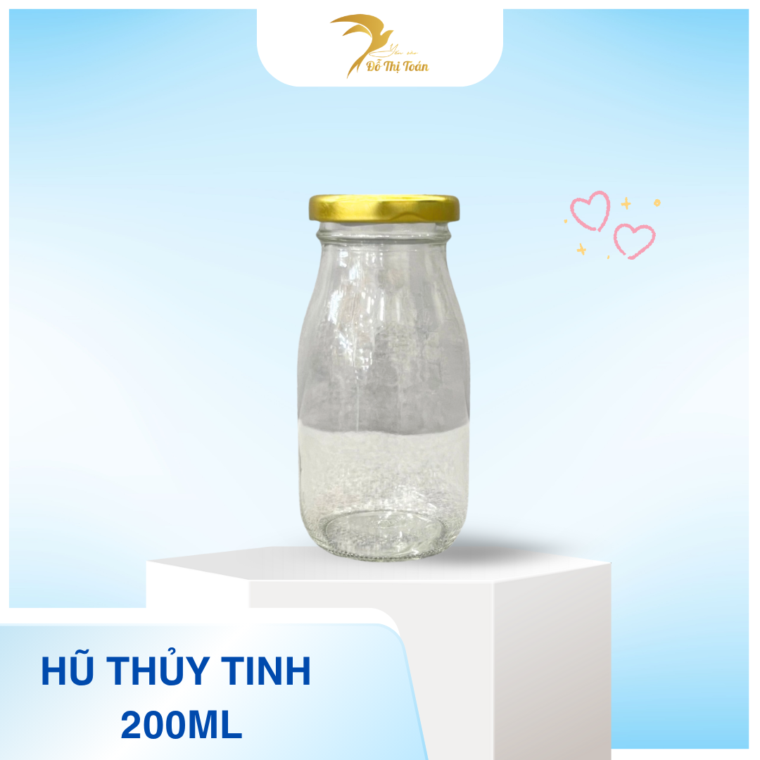 [H20] HŨ THỦY TINH CHƯNG YẾN 200ML
