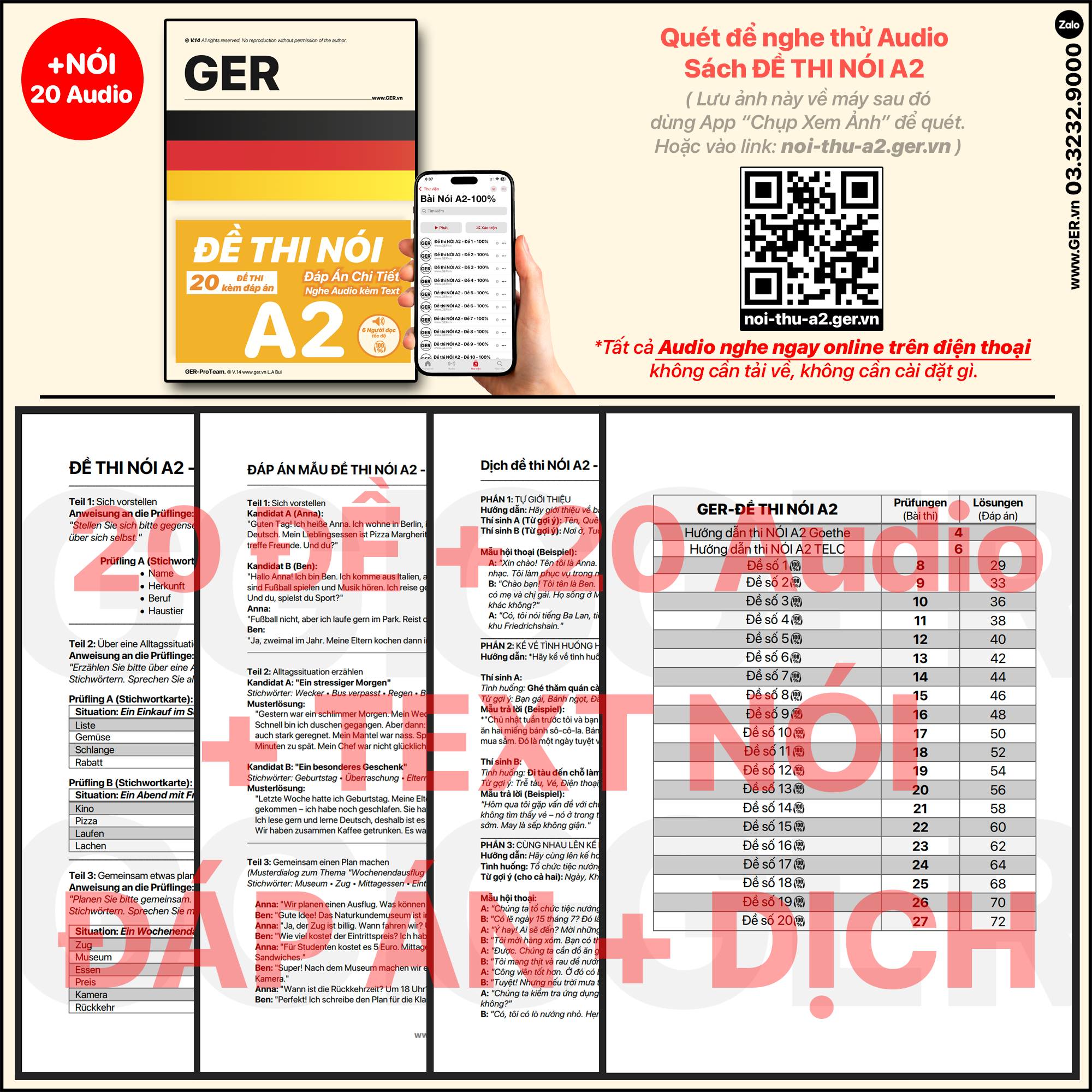 Đề Thi Nói Tiếng Đức A2