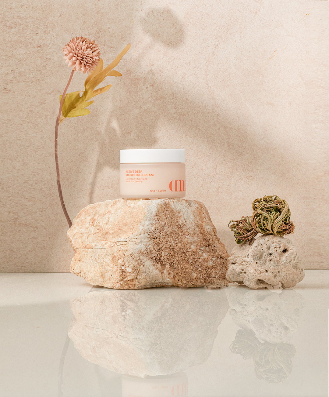 DNEND ACTIVE DEEP NOURISHING CREAM - Kem Dưỡng Ẩm Sâu Phục Hồi Da Ngừa Lão Hóa  - Chiết Xuất Cây Phục Sinh, NanoCeramide, 5 loại Hyaluronic Acid - 70g - [DND001]_thumbnail_4