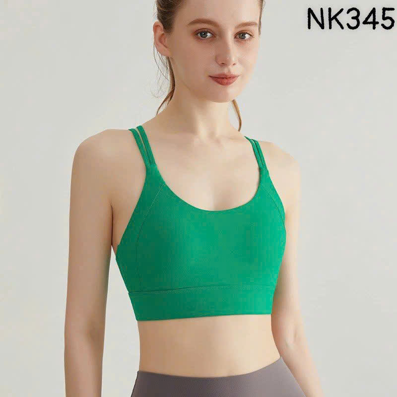 Áo Lót Thể Thao Tập Gym Yoga Nữ Yumiisport Áo Bra Hai Dây Cài Khoá Nâng Ngực Không Gọng Vải Co Giãn Thoáng Mát Sẵn Mút_thumbnail_4