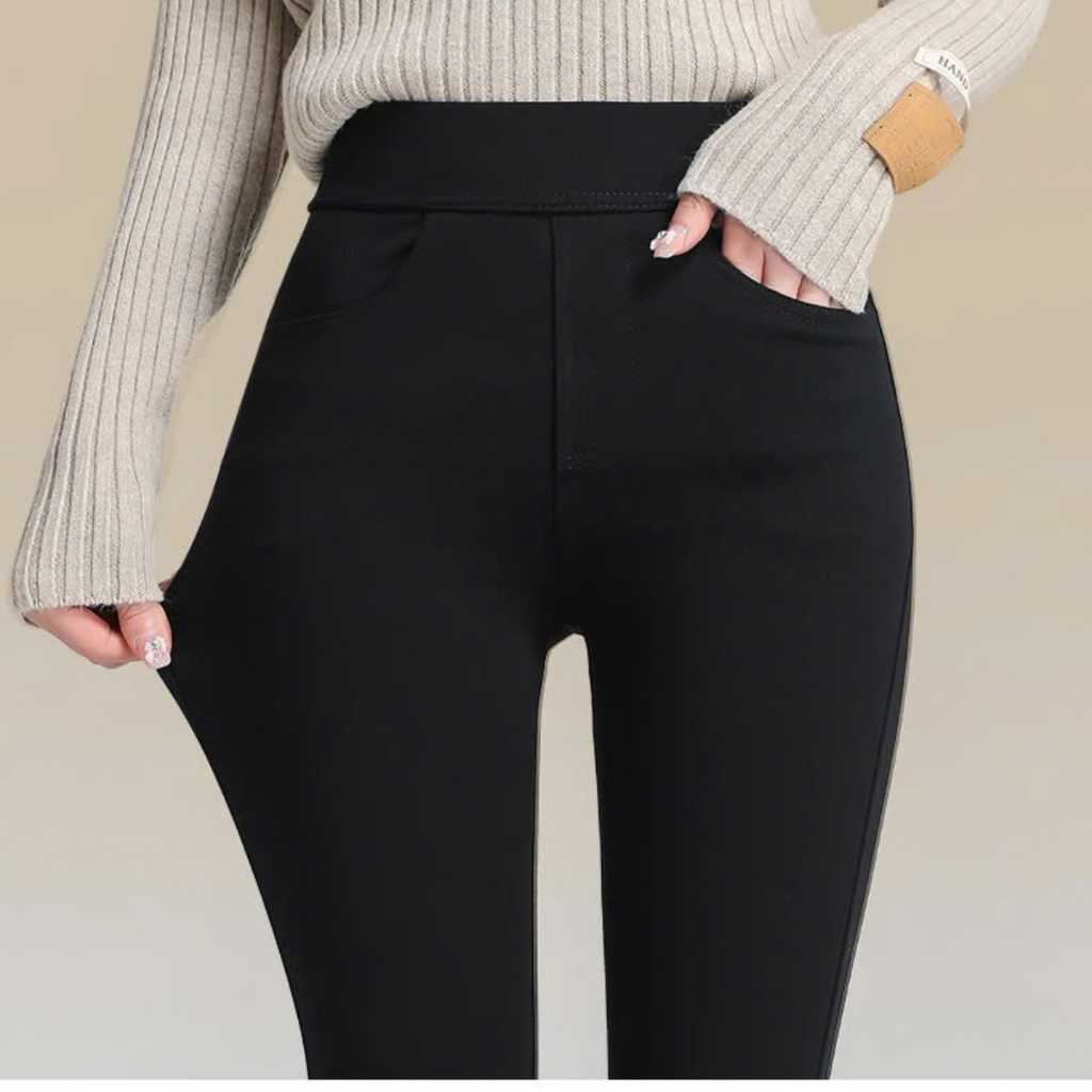 Quần legging nữ lót lông giữ nhiệt cạp cao co giãn 4 chiều - Loza LQ104217_thumbnail_3