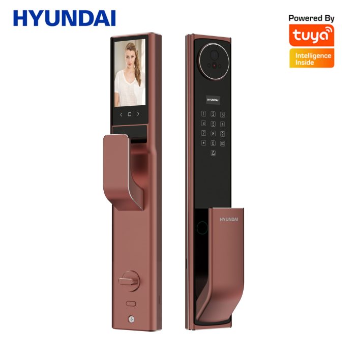 KHÓA CỬA ĐIỆN TỬ HYUNDAI HD HY-SLA911F AMBER GOLD