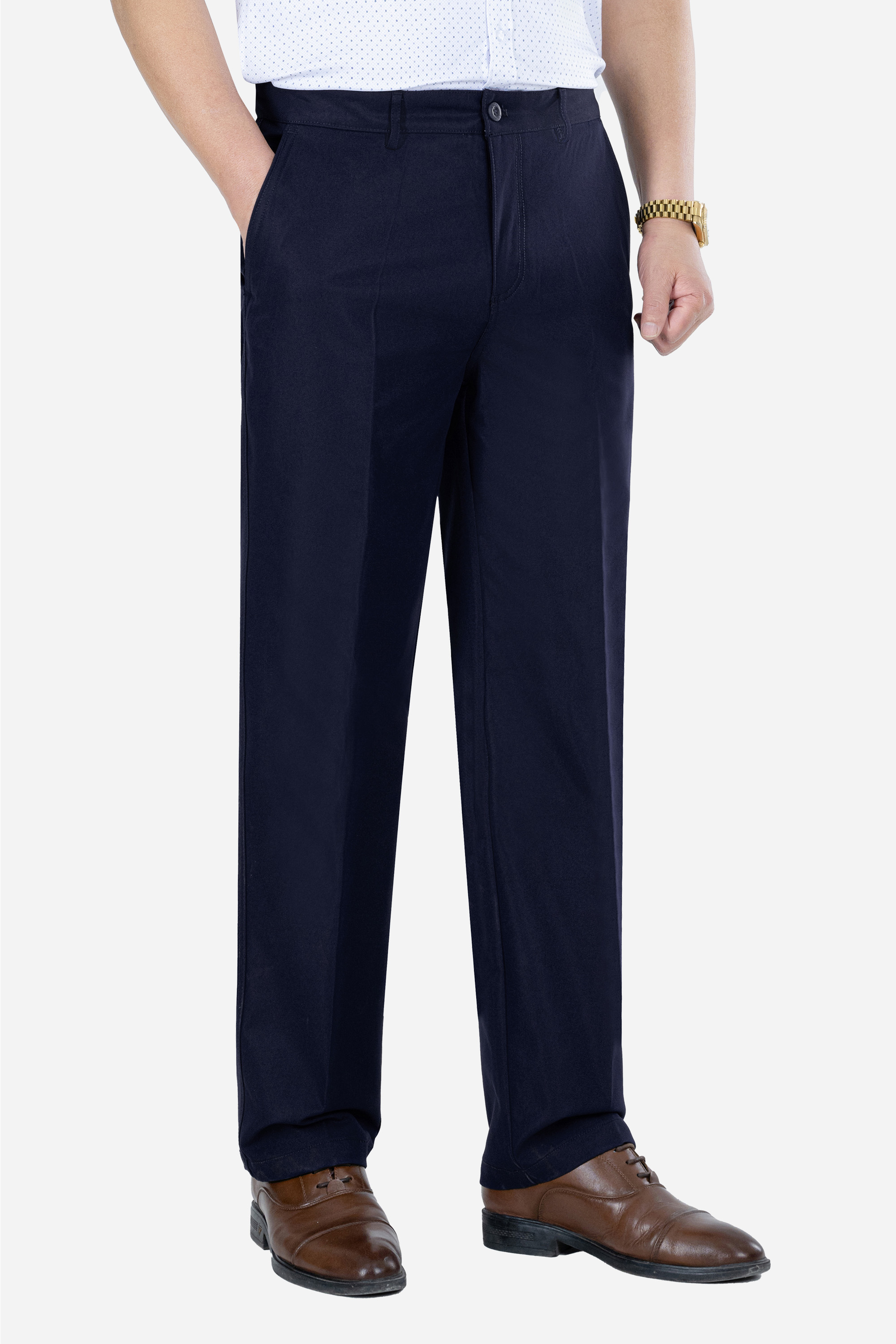 Quần Kaki 0 Li Nam Trung Niên ANCHI Phom Suông Ống Rộng Cao Cấp_thumbnail_13