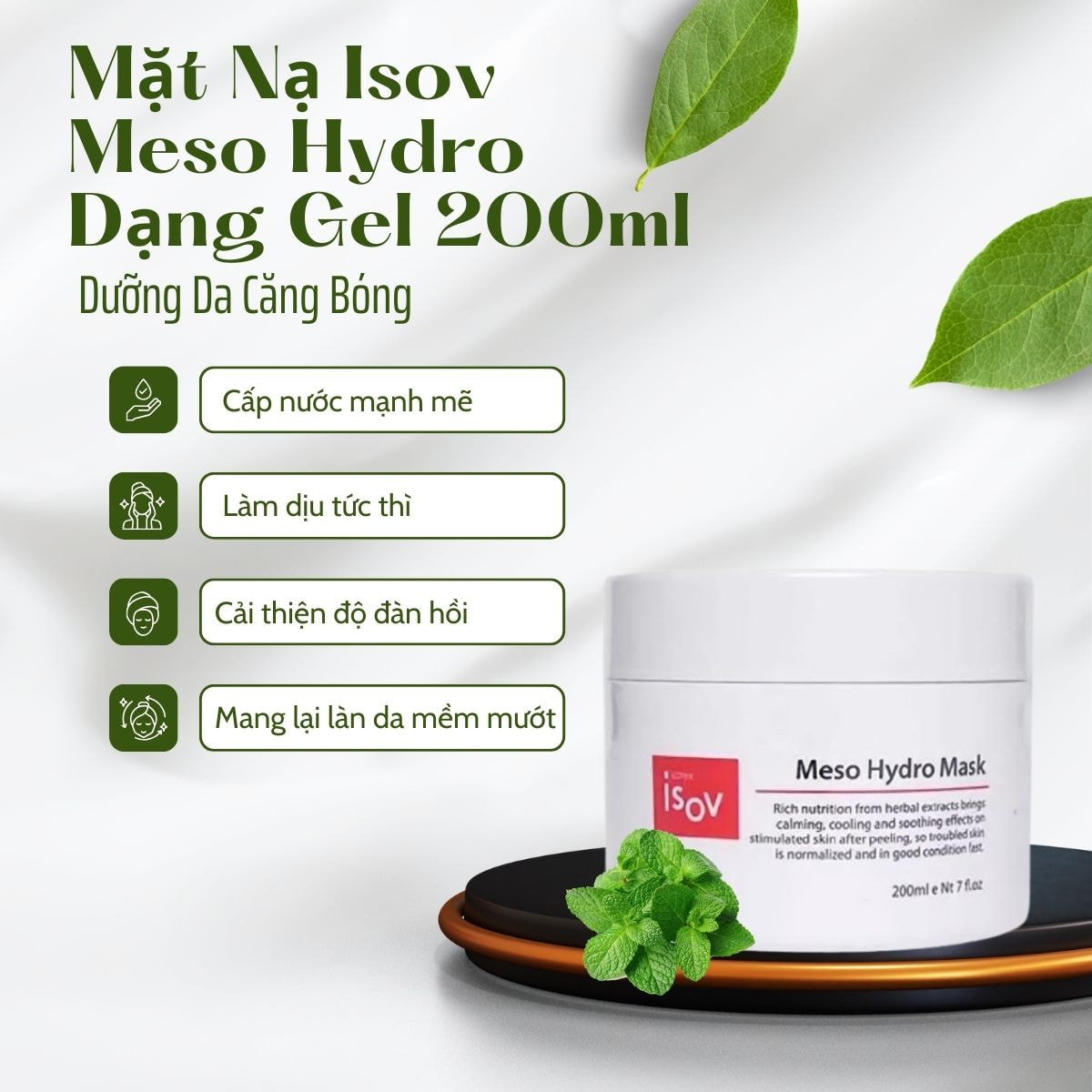 Mặt Nạ Isov Meso Hydro Dạng Gel 200ml - Dưỡng Da Căng Bóng_thumbnail_1