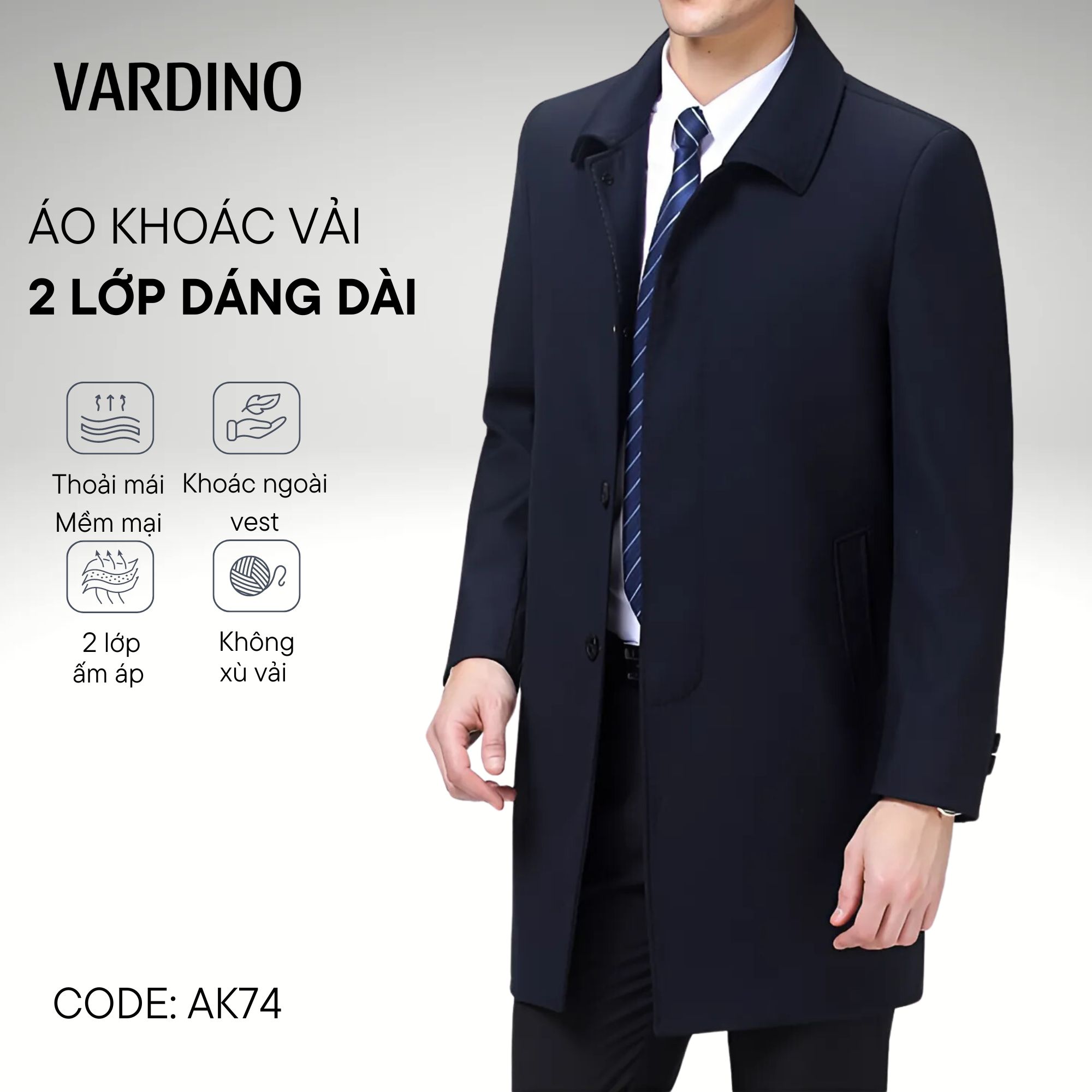 Áo khoác nam măng tô Vardino AK74_thumbnail_2