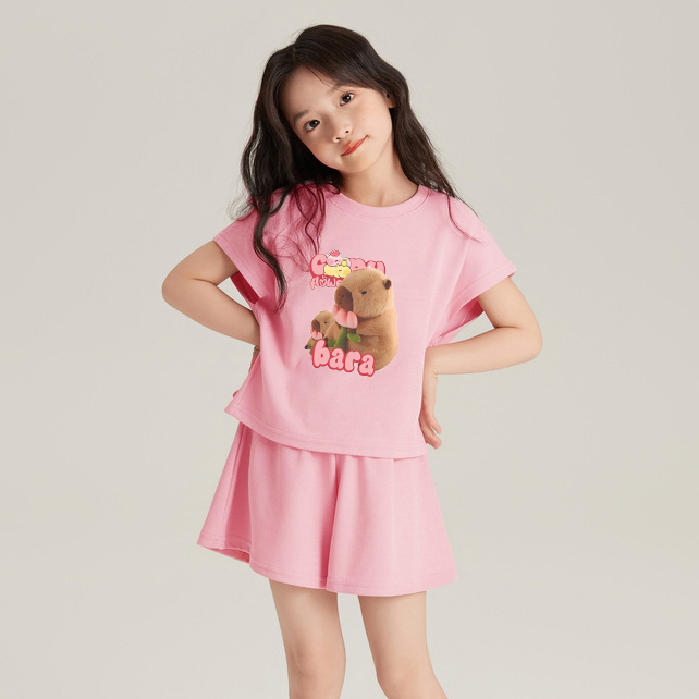 Bộ thun bé gái in Capybara BD25004_thumbnail_7