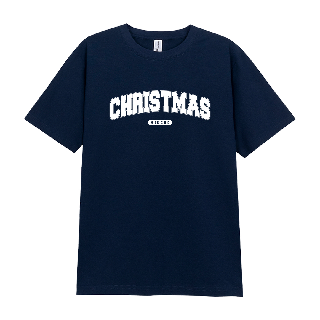 Áo thun nữ giáng sinh noel form vừa regular vải cotton 4c thoáng mát 1761 Miucho Chic Chic in typography_thumbnail_13