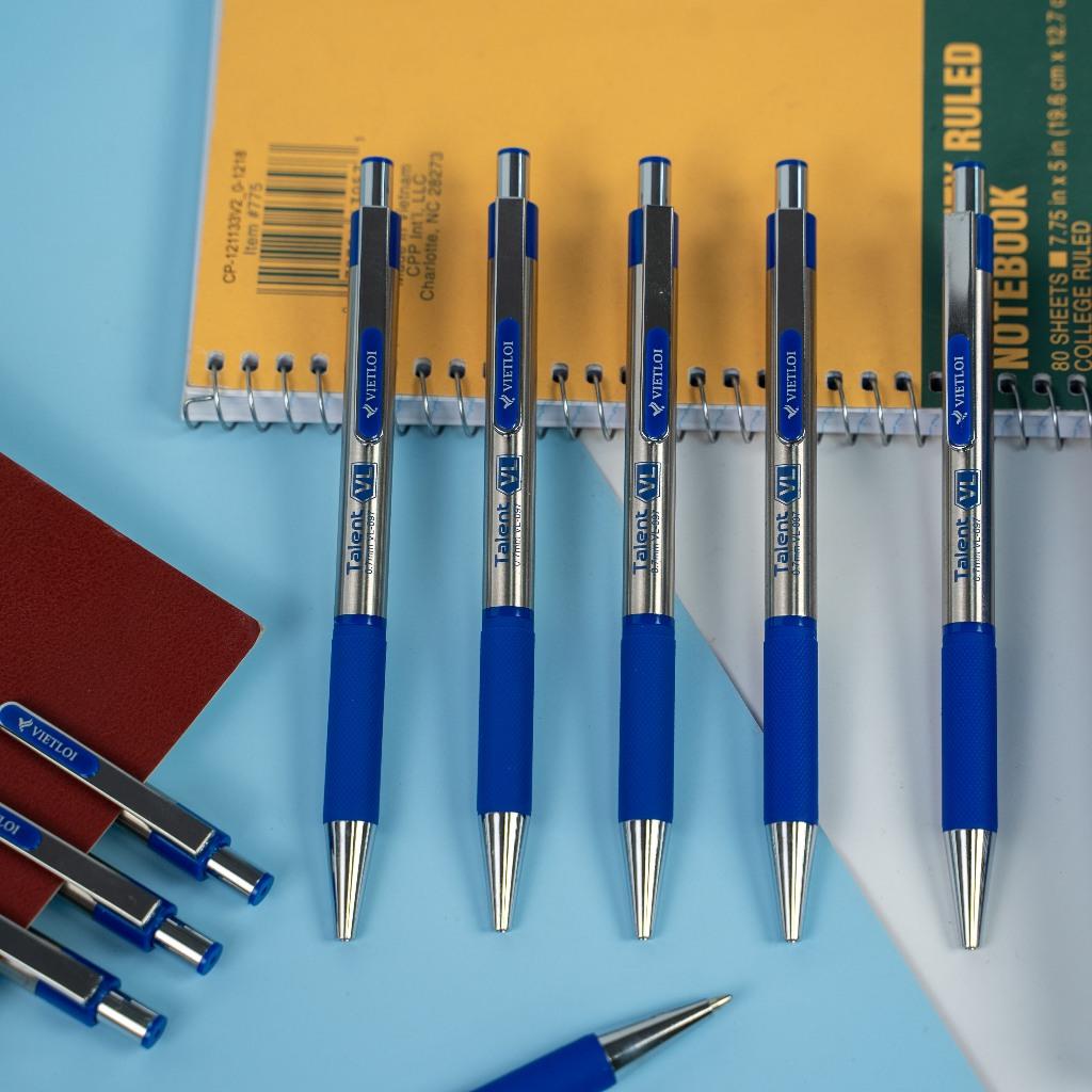 Bút ký mực gel thân kim loại kèm ngòi thay thế - VIỆT LỢI - VL097_thumbnail_5