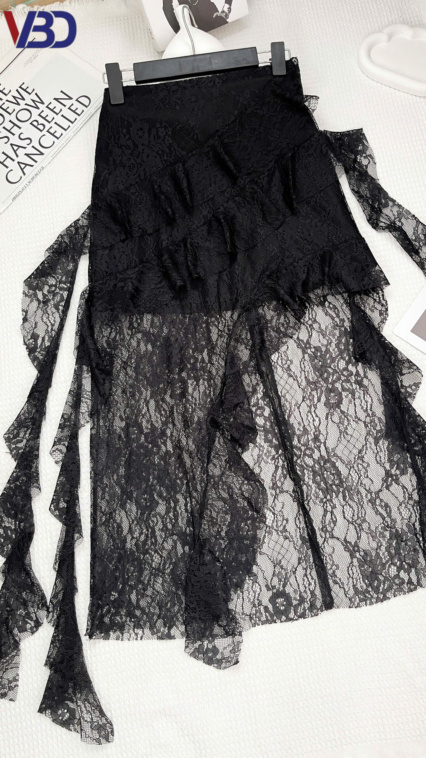 Chân váy ren nhún kiểu bigsize CV036 dành cho nàng mũm mĩm từ 55-95kg