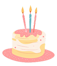 png-birthday-cake-illustration-dessert-candle-icing 1