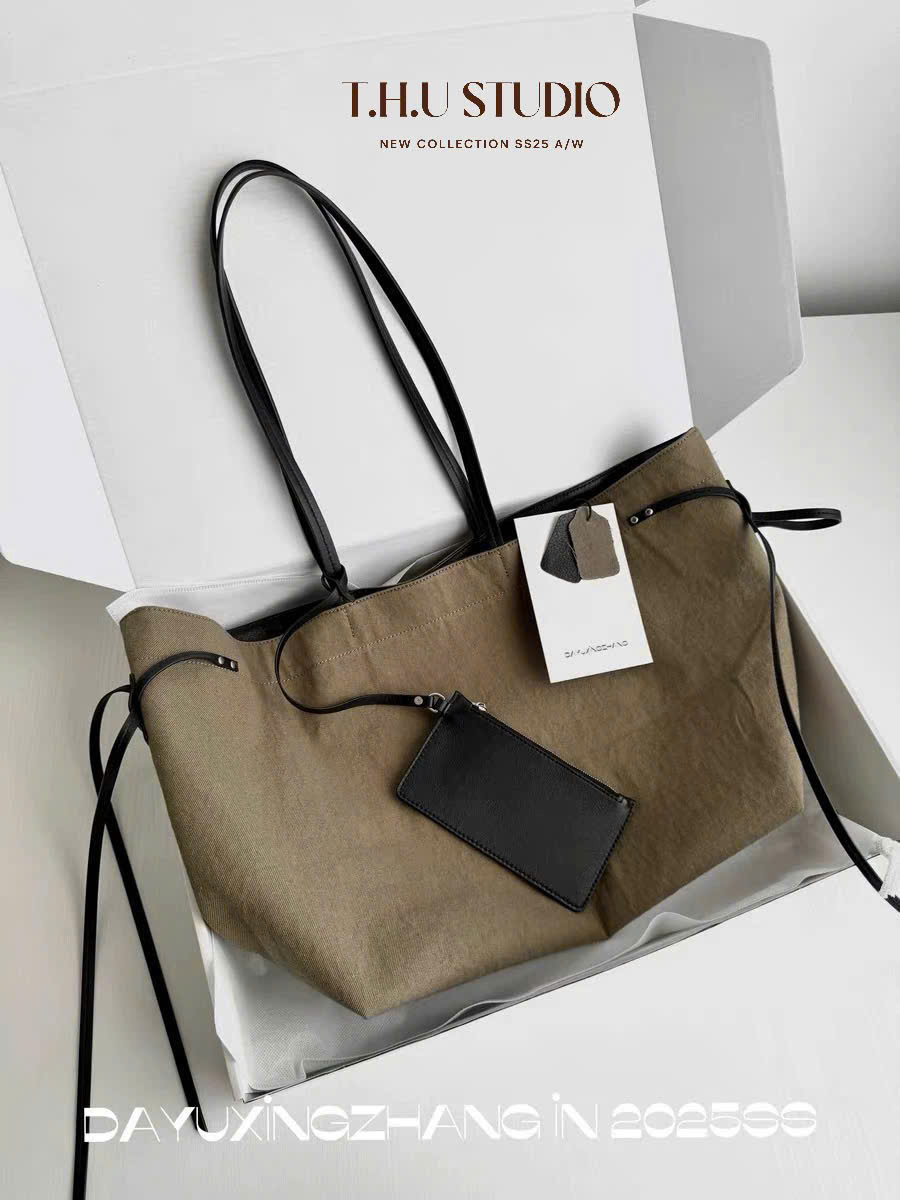 HL176 Túi vải nâu tây