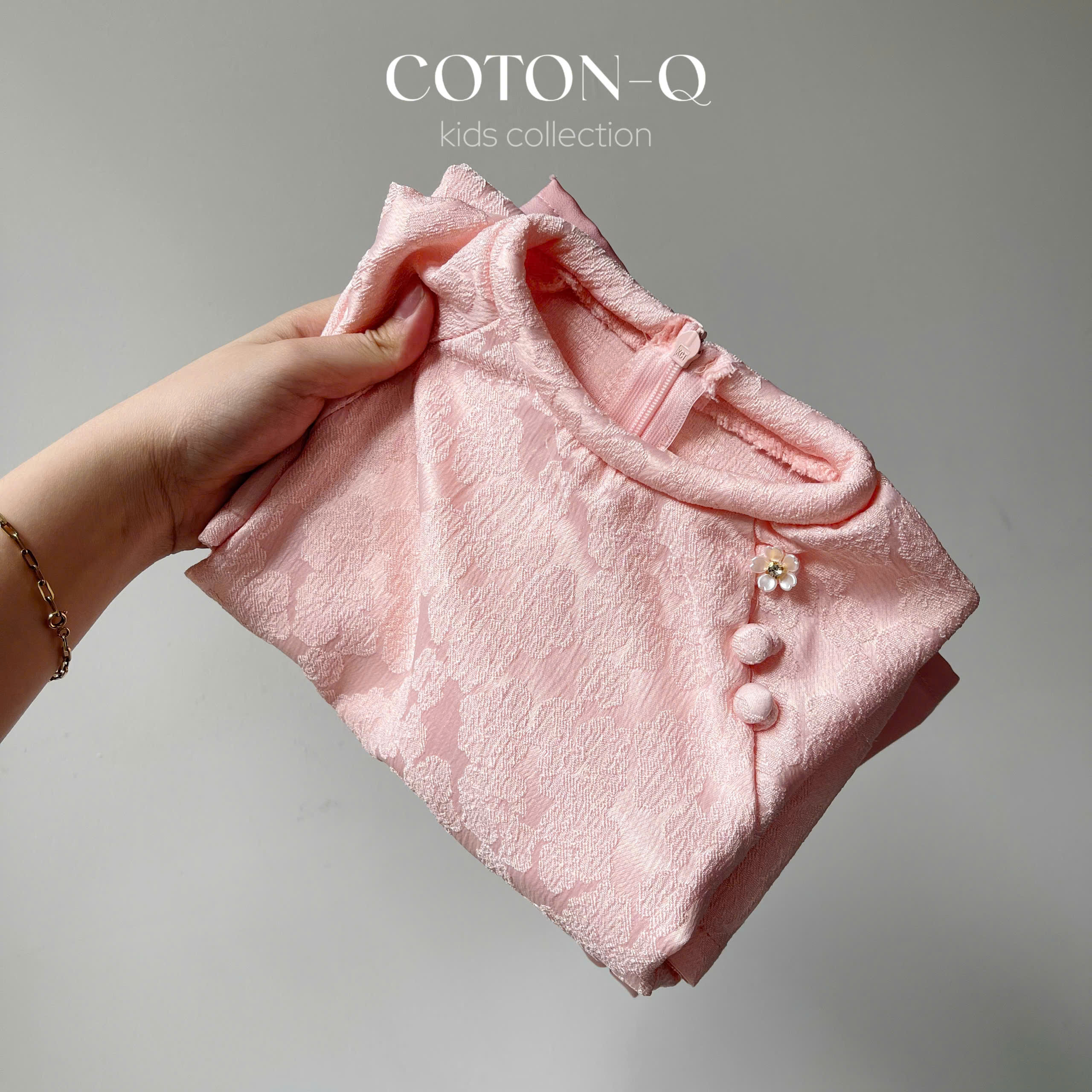 Set áo dài bé hồng nhạt_thumbnail_5