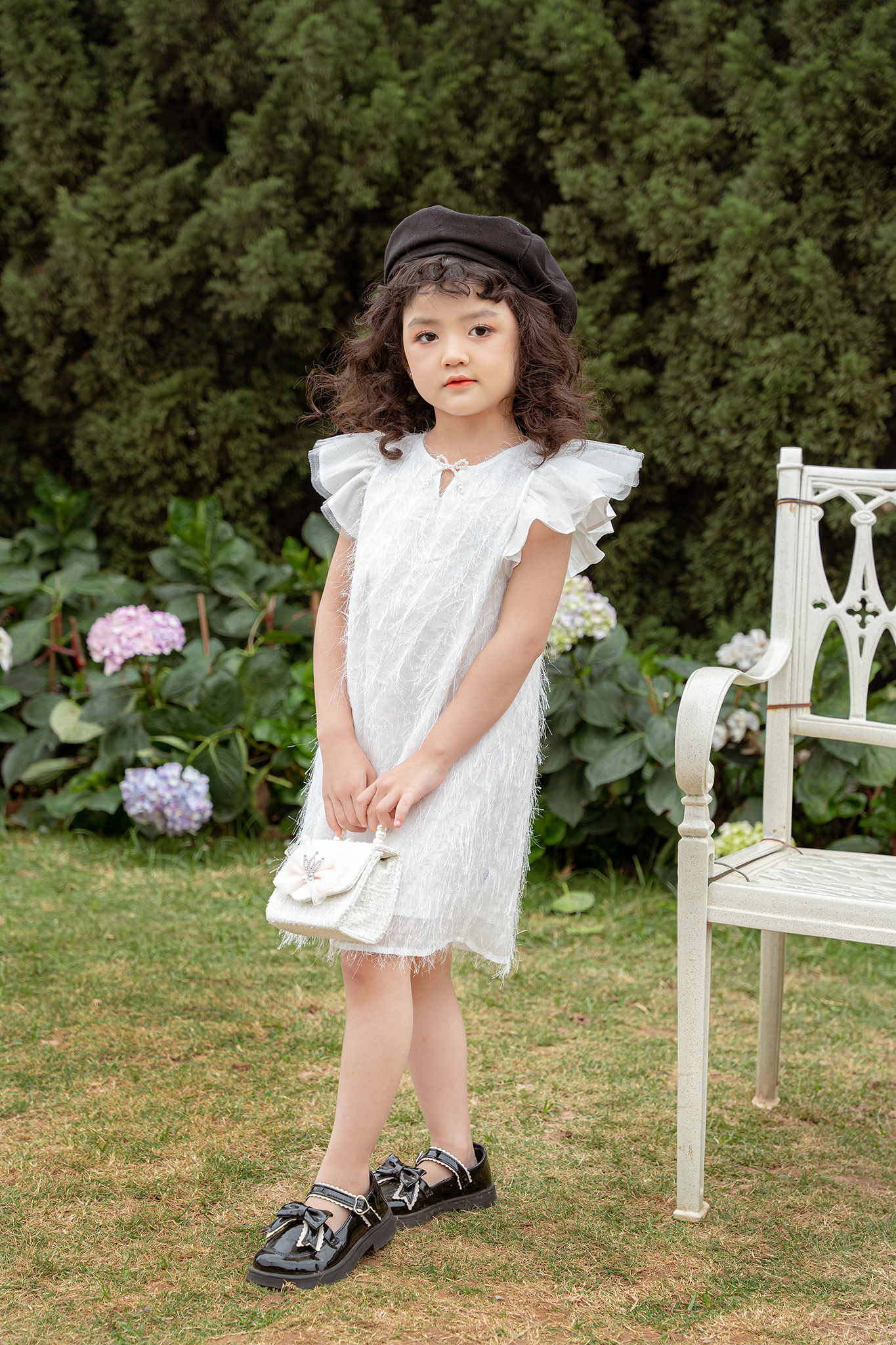 Váy suông tay phối lưới nhiều tầng_thumbnail_2