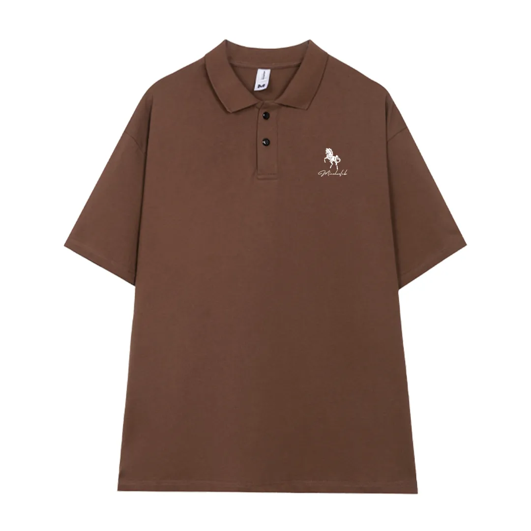 Áo polo nam nữ form rộng basic dễ phối đồ 2538 Miucho Club vải cotton thoáng mát in mix_thumbnail_7