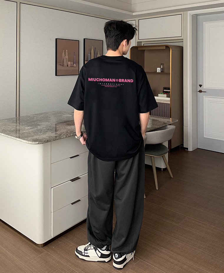 Áo thun nam local brand nhiều màu ATD1466 Miucho Man vải cotton thoáng mát cổ tròn in basic_thumbnail_7