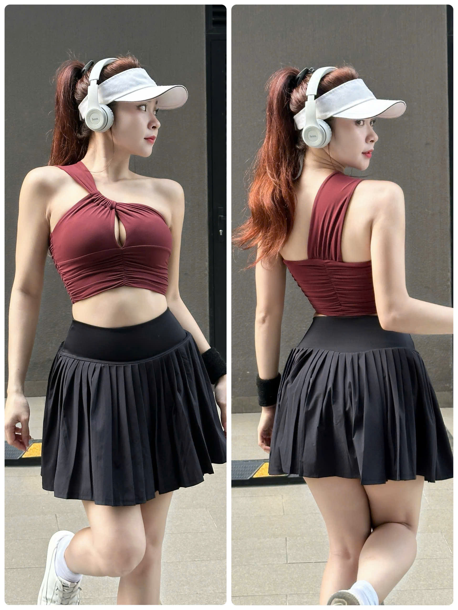 Chân Váy Thể Thao Nữ Xếp Li Ver1
