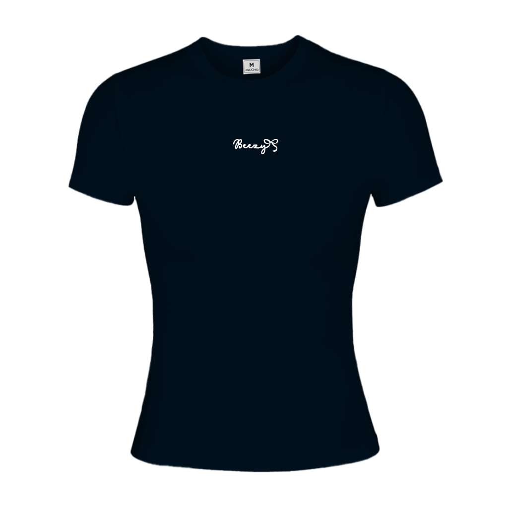 Áo baby tee ôm body local brand Beezy vải visco thoáng mát cổ tròn in basic 2681_thumbnail_7