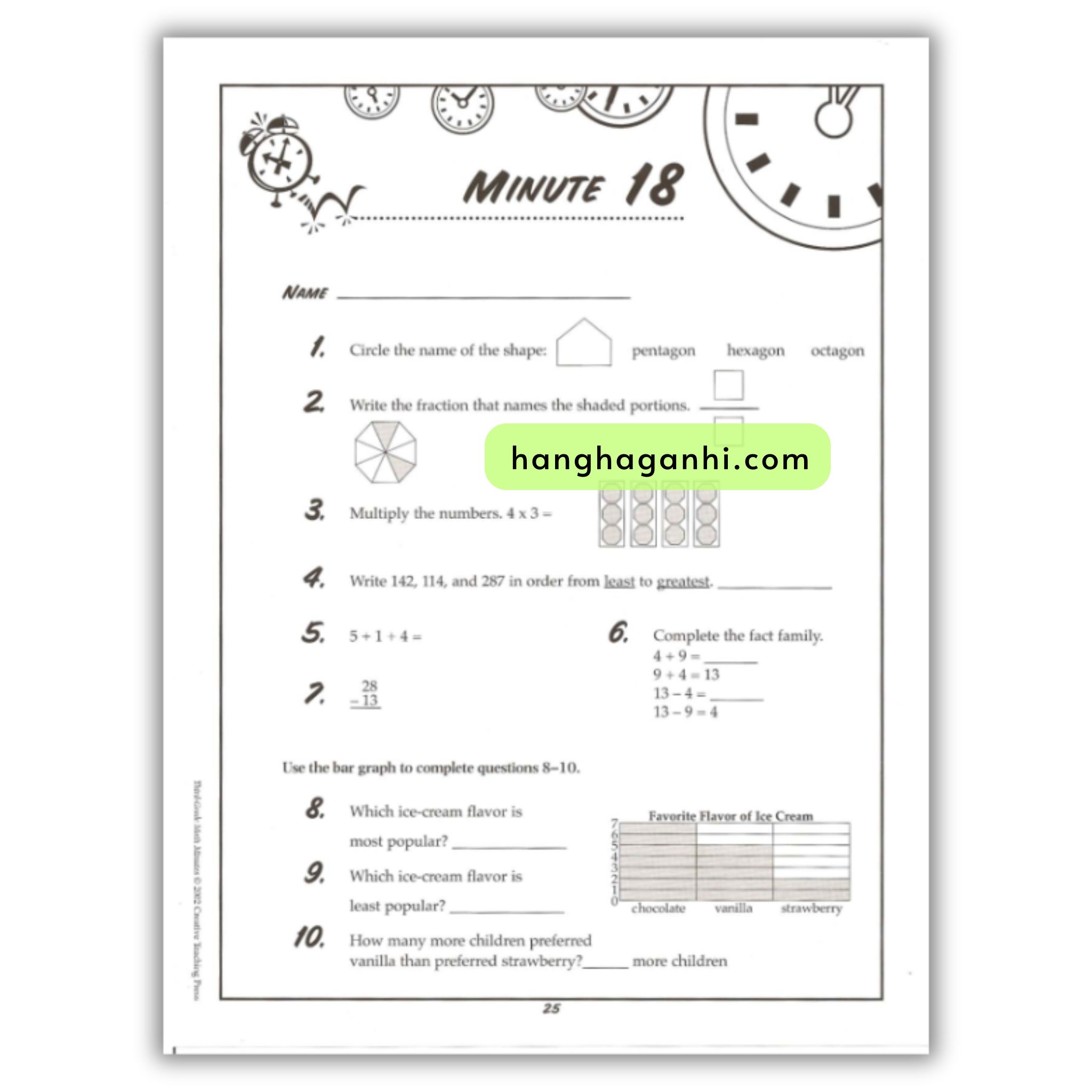 Math Minutes Grade 3- Sách Toán Tiếng Anh cho bé lớp 3_thumbnail_7